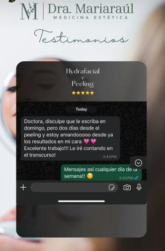 Mensaje de una paciente