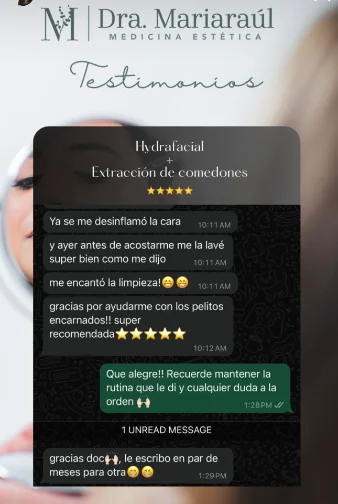 Mensaje de una paciente